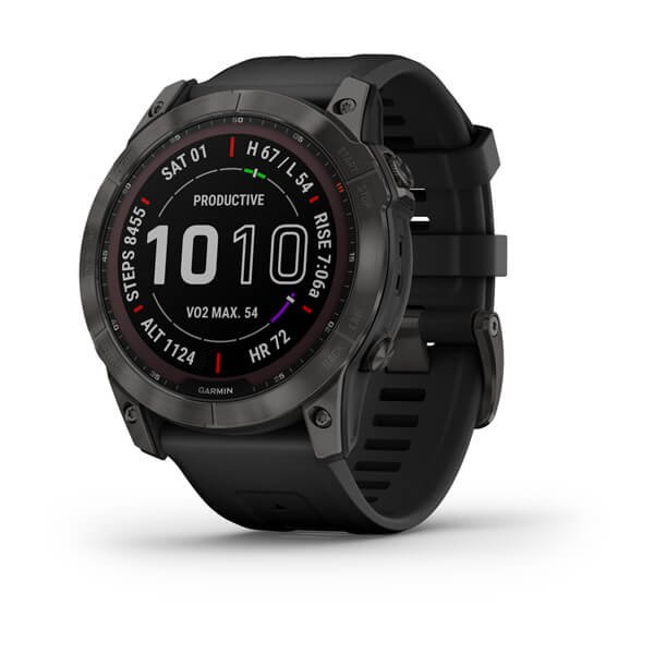 Fenix 7X Zafiro Solar DLC Titanio Negro