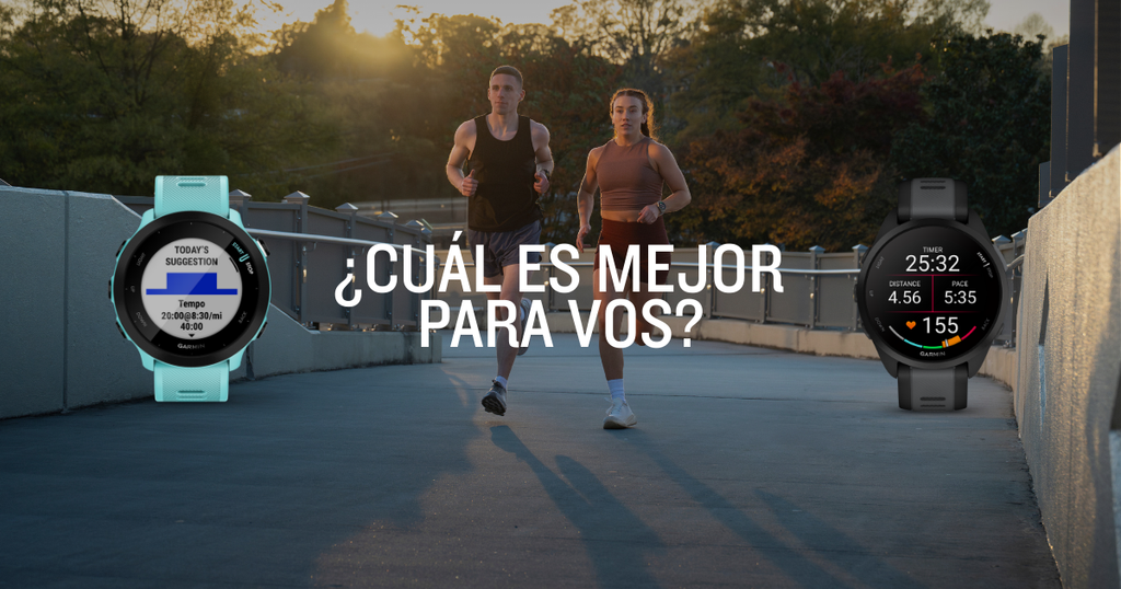 ¿Estás entre el Forerunner 55 y el Forerunner 165?