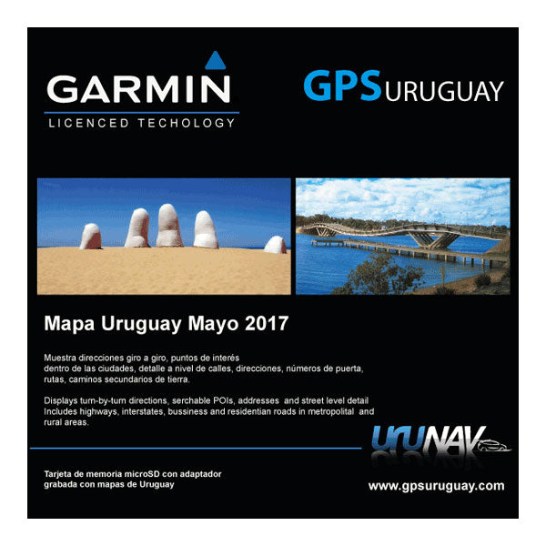 Urunav Mapa Uruguay